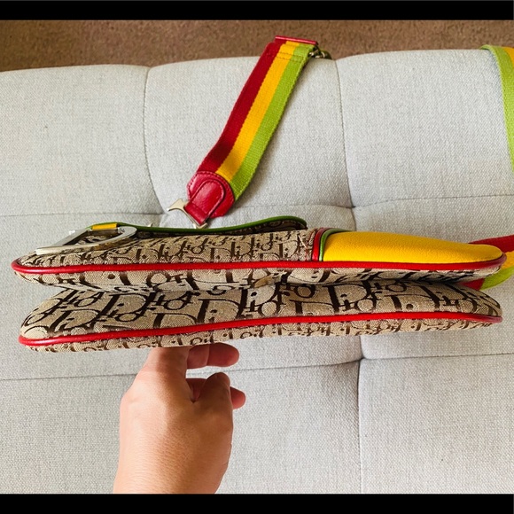 Christian Dior Rasta Trotter Double Saddle Bag - Picture 5 of 16